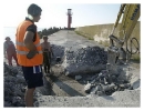 Tablica pamiątkowa na falochronie 07.2013 - Świnoujście